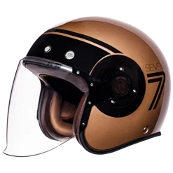 SMK Retro Jet Seven Brown Jethelm