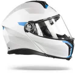AGV Tourmodular Multi Mplk Frequency Licht Grijs Blauw Systeemhelm