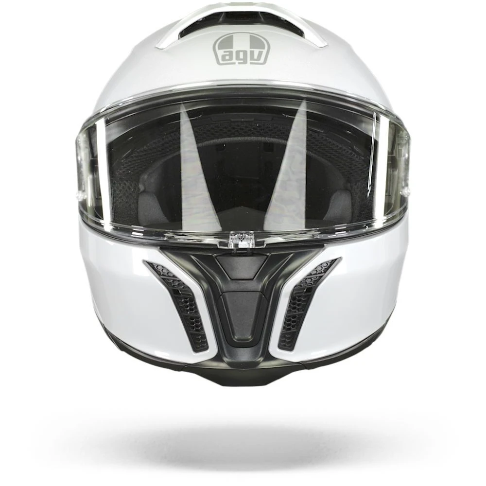 AGV Tourmodular Solid Stelvio Wit Systeemhelm 4 AGV Tourmodular Solid Stelvio Wit Systeemhelm - Afbeelding 4