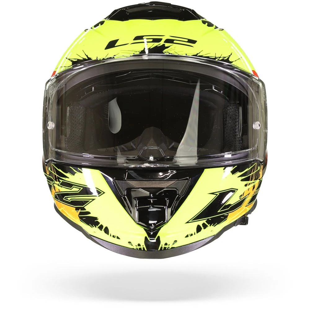 LS2 FF800 Storm Drop Zwart Geel Rood Integraalhelm 2 LS2 FF800 Storm Drop Zwart Geel Rood Integraalhelm - Afbeelding 2
