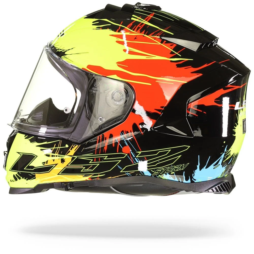 LS2 FF800 Storm Drop Zwart Geel Rood Integraalhelm 1 LS2 FF800 Storm Drop Zwart Geel Rood Integraalhelm