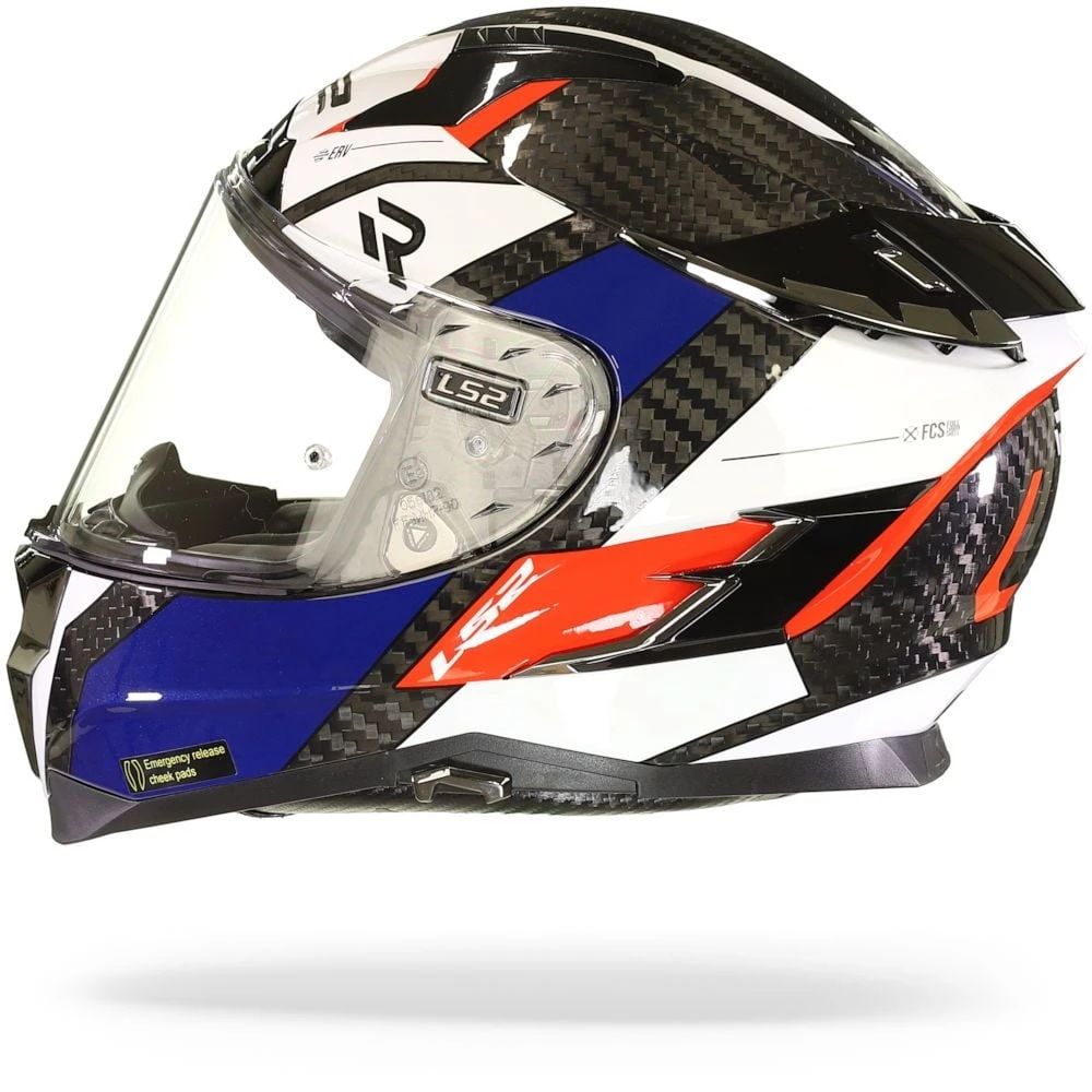 LS2 FF327 Challenger Ct2 Alloy Wit Blauw Rood Integraalhelm 3 LS2 FF327 Challenger Ct2 Alloy Wit Blauw Rood Integraalhelm - Afbeelding 3