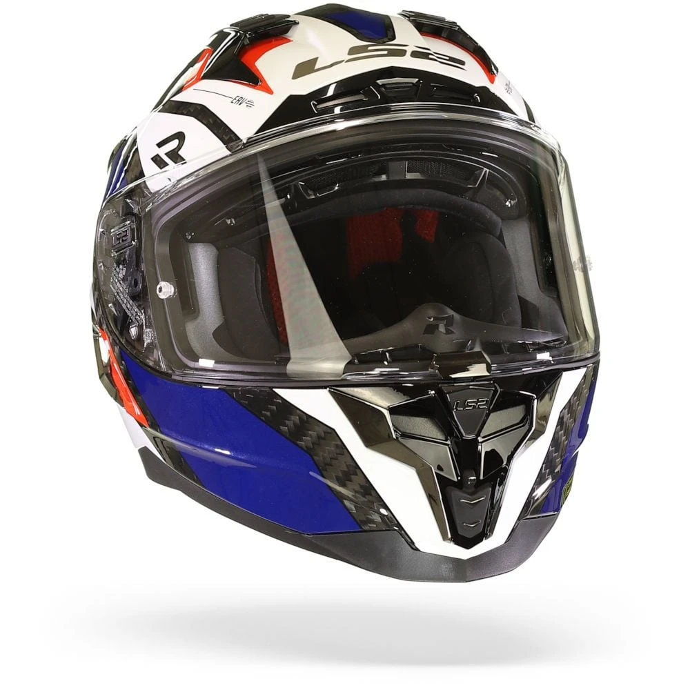 LS2 FF327 Challenger Ct2 Alloy Wit Blauw Rood Integraalhelm 1 LS2 FF327 Challenger Ct2 Alloy Wit Blauw Rood Integraalhelm