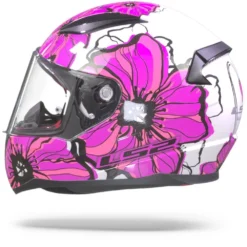 LS2 FF353 Rapid Poppies Roze Integraalhelm 9 LS2 FF353 Rapid Poppies Roze Integraalhelm -Scorpion Winkel Ls2ff353rapidpoppies.11