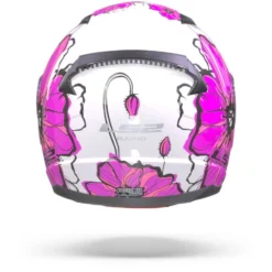 LS2 FF353 Rapid Poppies Roze Integraalhelm