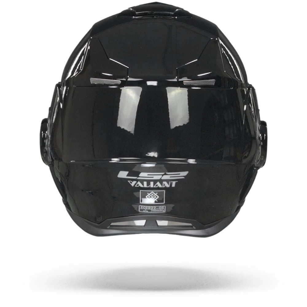 LS2 FF399 Valiant Single Mono Glans Zwart Systeemhelm 1 LS2 FF399 Valiant Single Mono Glans Zwart Systeemhelm
