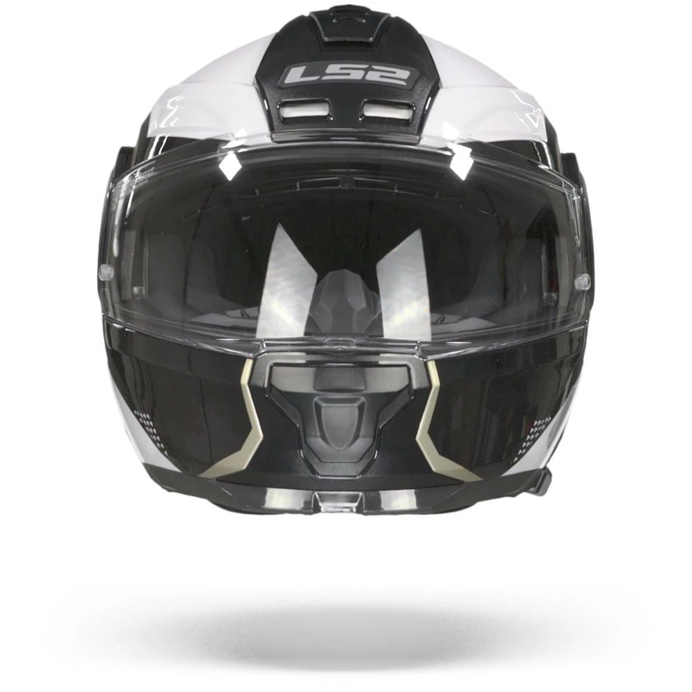 LS2 FF902 Scope Arch Glans Wit Titanium Systeemhelm 4 LS2 FF902 Scope Arch Glans Wit Titanium Systeemhelm - Afbeelding 4