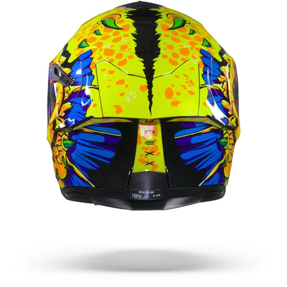 Nexx SX.100R Abisal Geel Blauw Integraalhelm 2 Nexx SX.100R Abisal Geel Blauw Integraalhelm - Afbeelding 2