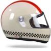 Nexx X.G100R Finish Line Crème Rood Integraalhelm