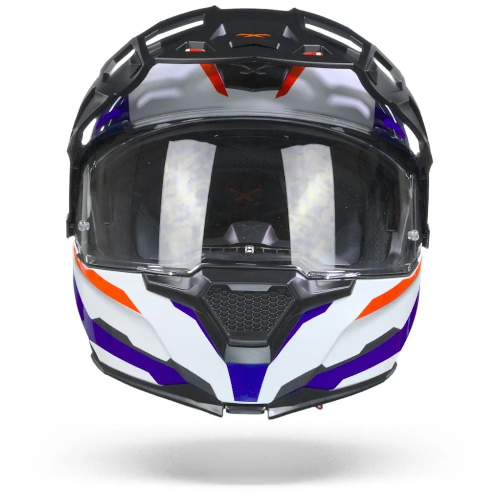 Nexx X.Vilijord Continental Wit Blauw Rood Systeemhelm 1 Nexx X.Vilijord Continental Wit Blauw Rood Systeemhelm