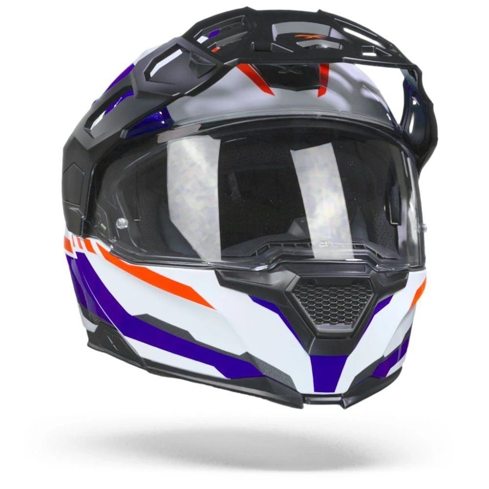 Nexx X.Vilijord Continental Wit Blauw Rood Systeemhelm 2 Nexx X.Vilijord Continental Wit Blauw Rood Systeemhelm - Afbeelding 2