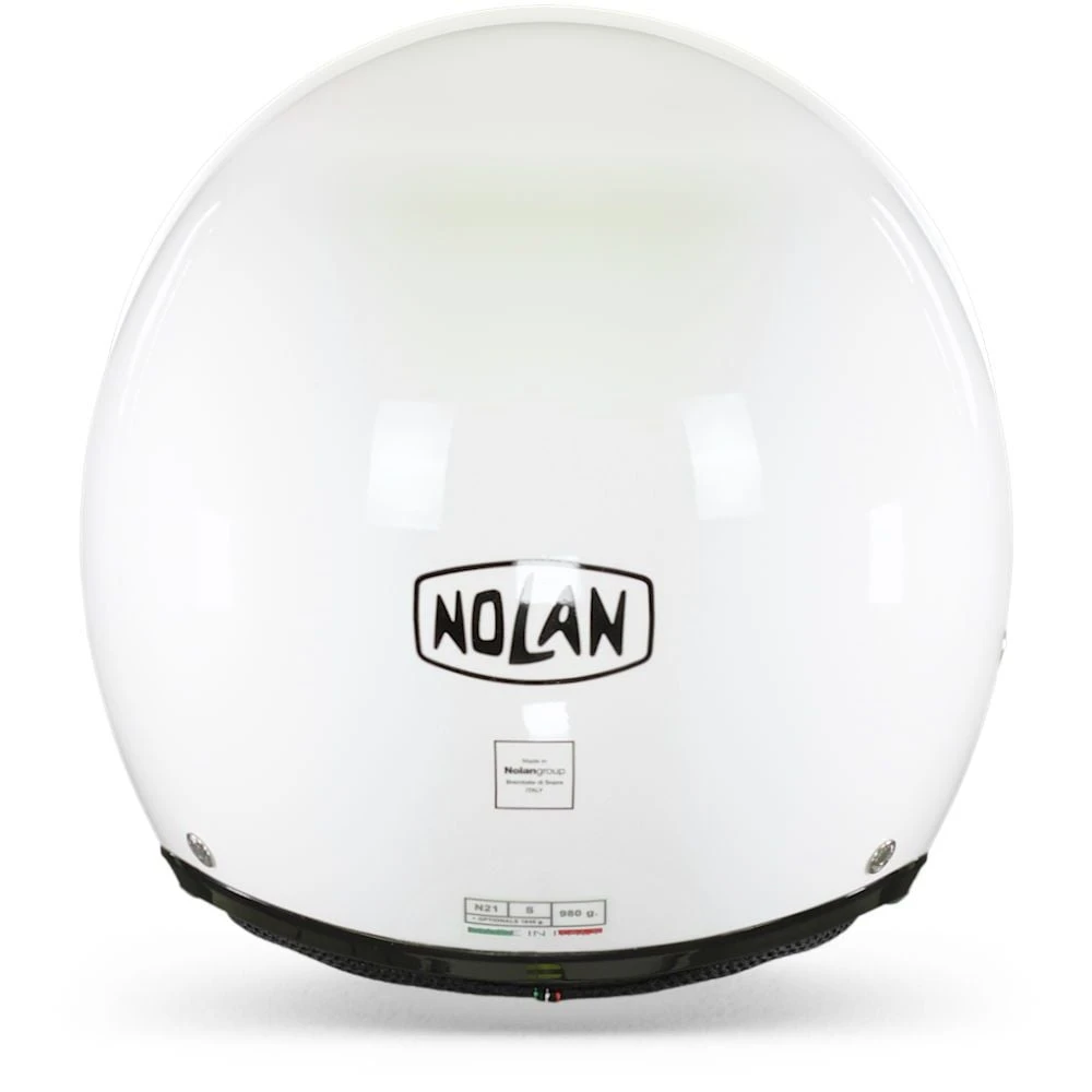 Nolan N21 Classic 005 Metal Wit Jethelm 5 Nolan N21 Classic 005 Metal Wit Jethelm - Afbeelding 5