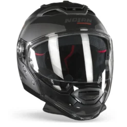 Nolan N70-2 GT Glaring N-Com 046 Mat Lava Grijs Zwart Multihelm