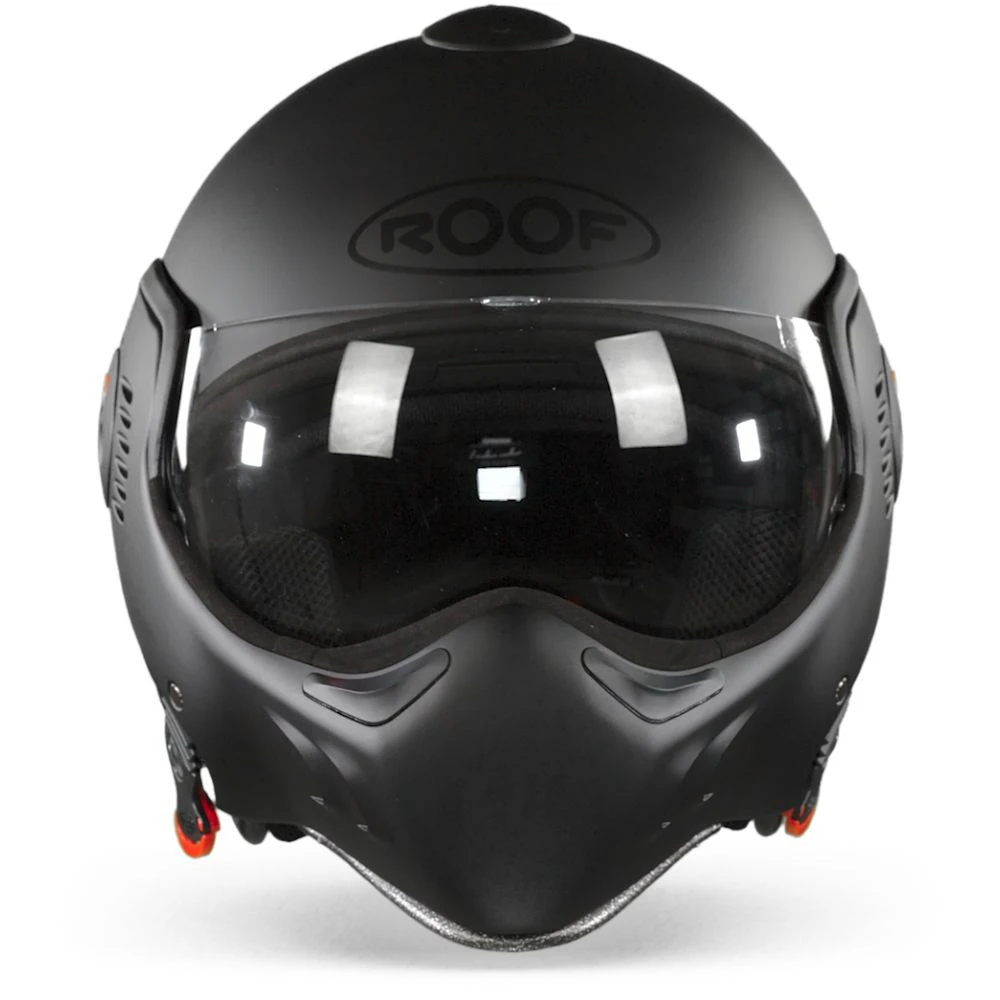 ROOF Boxer V8 Mat Zwart Systeemhelm 4 ROOF Boxer V8 Mat Zwart Systeemhelm - Afbeelding 4