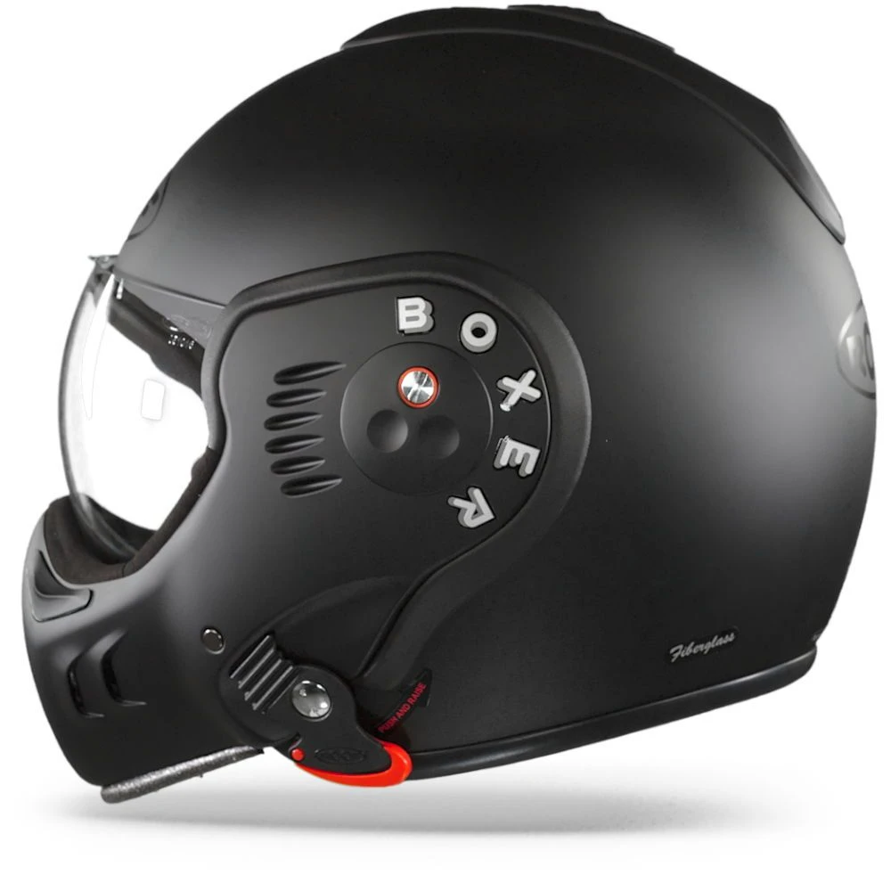 ROOF Boxer V8 Mat Zwart Systeemhelm 3 ROOF Boxer V8 Mat Zwart Systeemhelm - Afbeelding 3