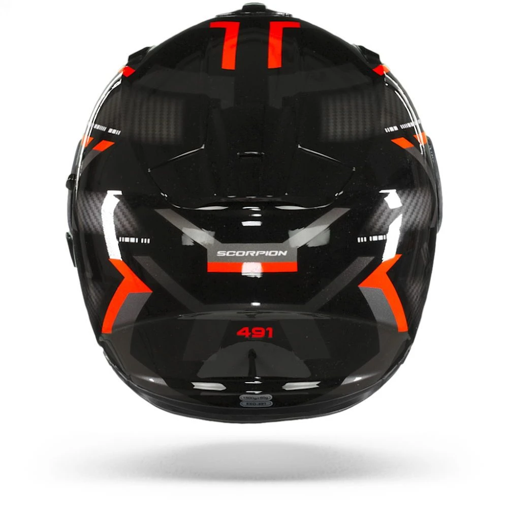 Scorpion EXO-491 Spin Zwart Rood Integraalhelm 1 Scorpion EXO-491 Spin Zwart Rood Integraalhelm