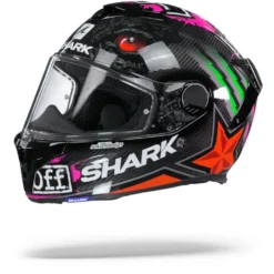 Shark Spartan GT Carbon Roodding Carbon Rood Groen Integraalhelm 9 Shark Spartan GT Carbon Roodding Carbon Rood Groen Integraalhelm -Scorpion Winkel Shark sparten gt carbon redding green red.07