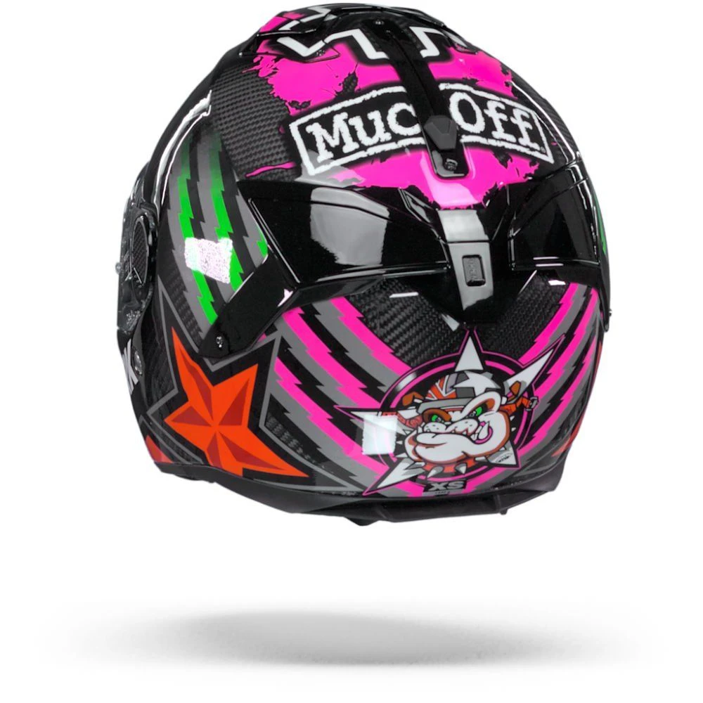 Shark Spartan GT Carbon Roodding Carbon Rood Groen Integraalhelm 6 Shark Spartan GT Carbon Roodding Carbon Rood Groen Integraalhelm - Afbeelding 6