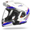 SMK Hybrid Evo Tide Wit Blauw Multihelm
