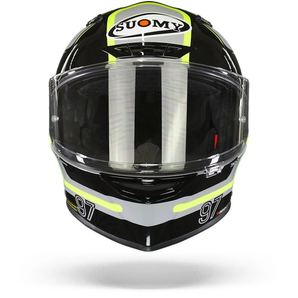 Suomy Track 1 Ninety Seven Grijs Zwart Integraalhelm 2 Suomy Track 1 Ninety Seven Grijs Zwart Integraalhelm - Afbeelding 2