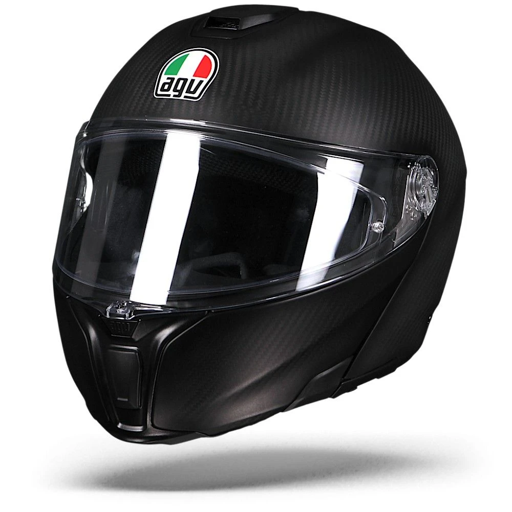 AGV Sportmodular Mat Carbon Systeemhelm 2 AGV Sportmodular Mat Carbon Systeemhelm - Afbeelding 2