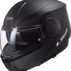 LS2 FF902 Scope Solid Mat Zwart Systeemhelm -Scorpion Winkel ff902 scope solid matt black 509021011