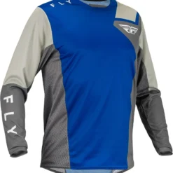Fly Racing MX Jersey Kinetic Jet Blue Grey White