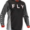 Fly Racing MX Jersey Kinetic Kore Black Grey