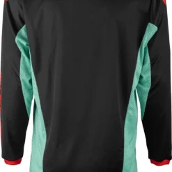 Fly Racing MX Jersey Kinetic S.E. Rave Black Mint Red
