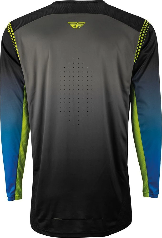 Fly Racing MX Jersey Lite Grey Blue Hi-Vis 1 Fly Racing MX Jersey Lite Grey Blue Hi-Vis