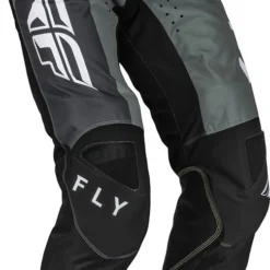 Fly Racing MX Pants Kinetic Jet Grey Dark Grey Black