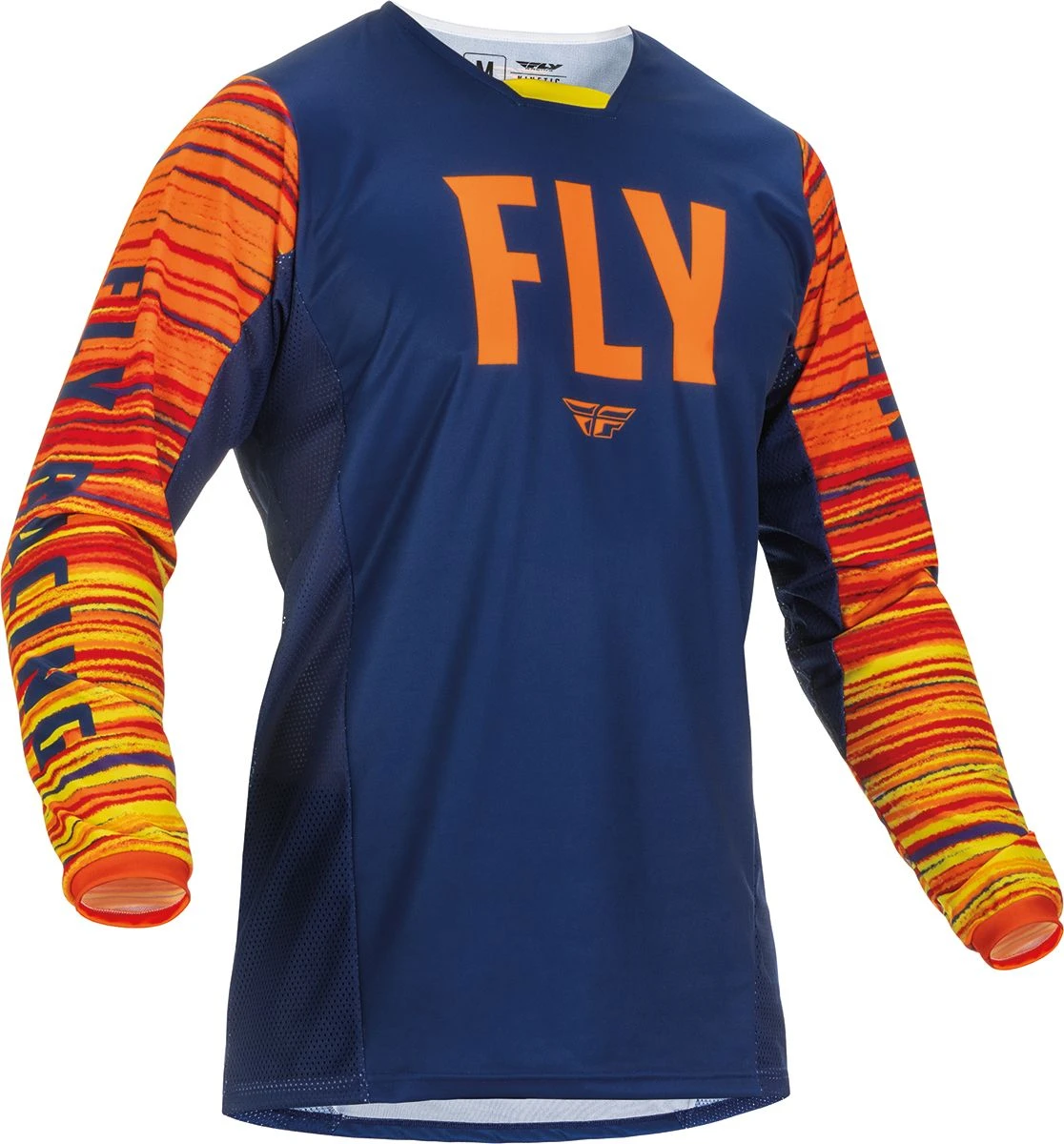 FLY Racing Kinetic Wave Jersey Navy Orange 1 FLY Racing Kinetic Wave Jersey Navy Orange