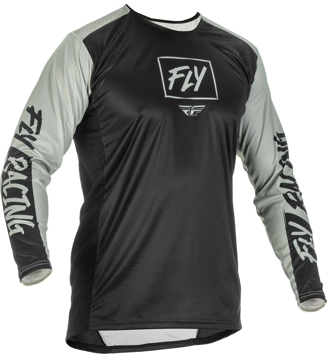 FLY Racing Lite Jersey Black Grey 1 FLY Racing Lite Jersey Black Grey