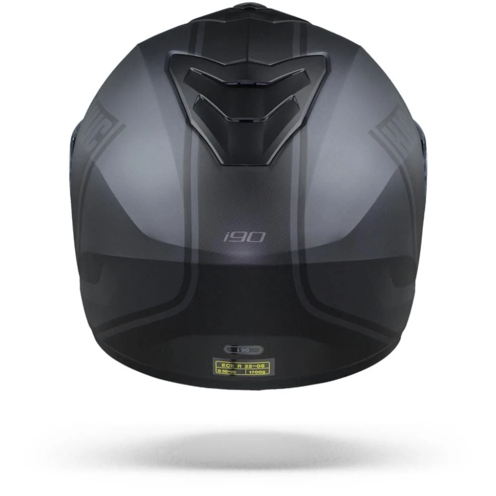 HJC I90 Davan Zwart Systeemhelm 3 HJC I90 Davan Zwart Systeemhelm - Afbeelding 3