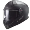 LS2 Ff811 Vector II Solid Mat Zwart Integraalhelm