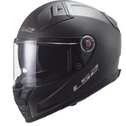 LS2 Ff811 Vector II Solid Mat Zwart Integraalhelm