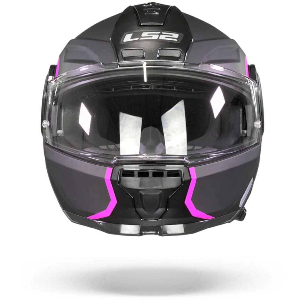 LS2 FF902 Scope Arch Mat Titanium Roze Systeemhelm 1 LS2 FF902 Scope Arch Mat Titanium Roze Systeemhelm