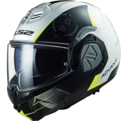 LS2 FF906 Advant Codex Wit Zwart Systeemhelm