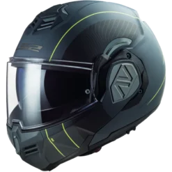 LS2 FF906 Advant Cooper Mat Titanium Zwart Systeemhelm