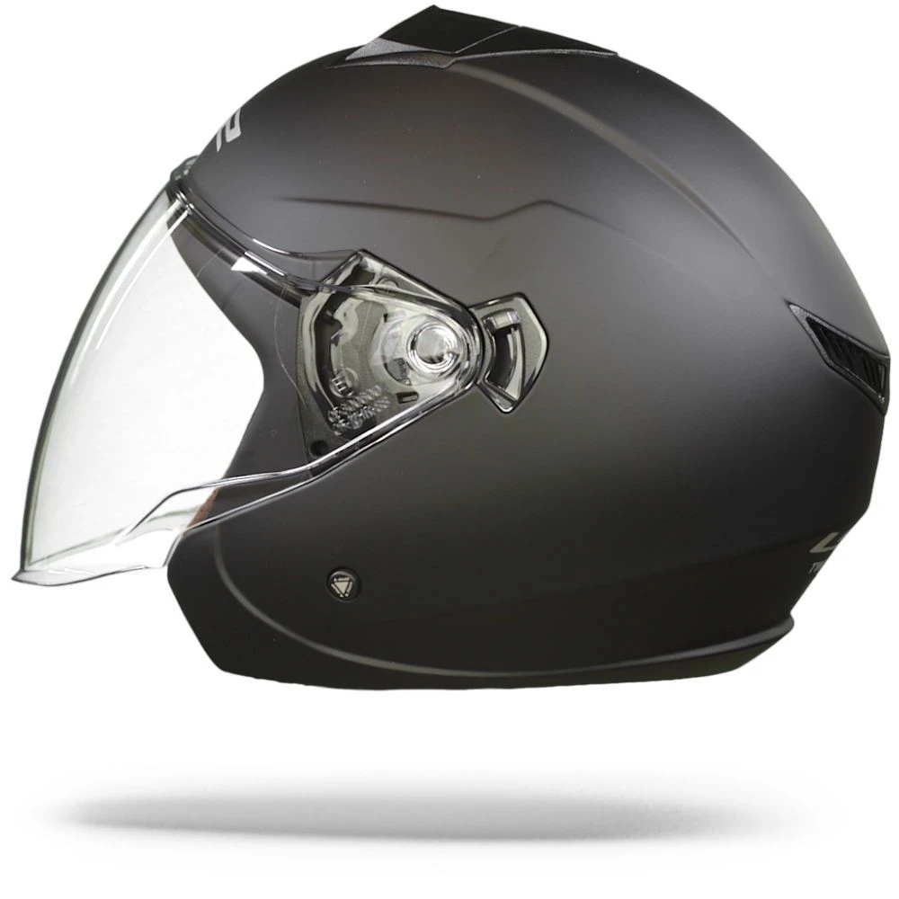 LS2 OF573 Twister II Single Mono Mat Zwart Jethelm 1 LS2 OF573 Twister II Single Mono Mat Zwart Jethelm