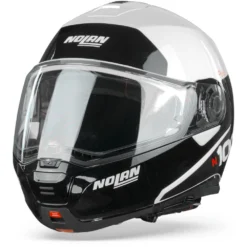 Nolan N100-5 Plus Distinctive 22 Metaal Wit Zwart Systeemhelm -Scorpion Winkel n100 5 plus distinctive n com metal white 22 frontpage