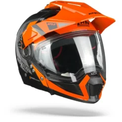 Nolan N70-2 X Decurio 31 Flat Zwart Oranje Wit Antraciet Multihelm -Scorpion Winkel n70 2 x decurio n com flat black 31.33 1