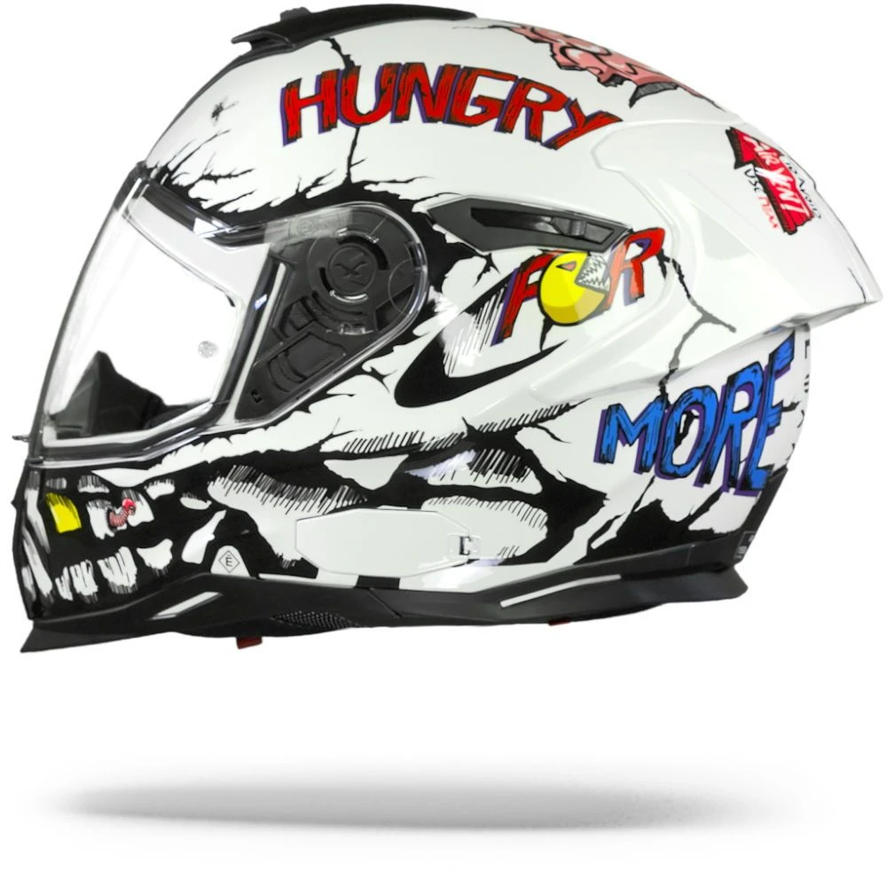 Nexx SX.100R Hungry Miles Wit Integraalhelm 3 Nexx SX.100R Hungry Miles Wit Integraalhelm - Afbeelding 3