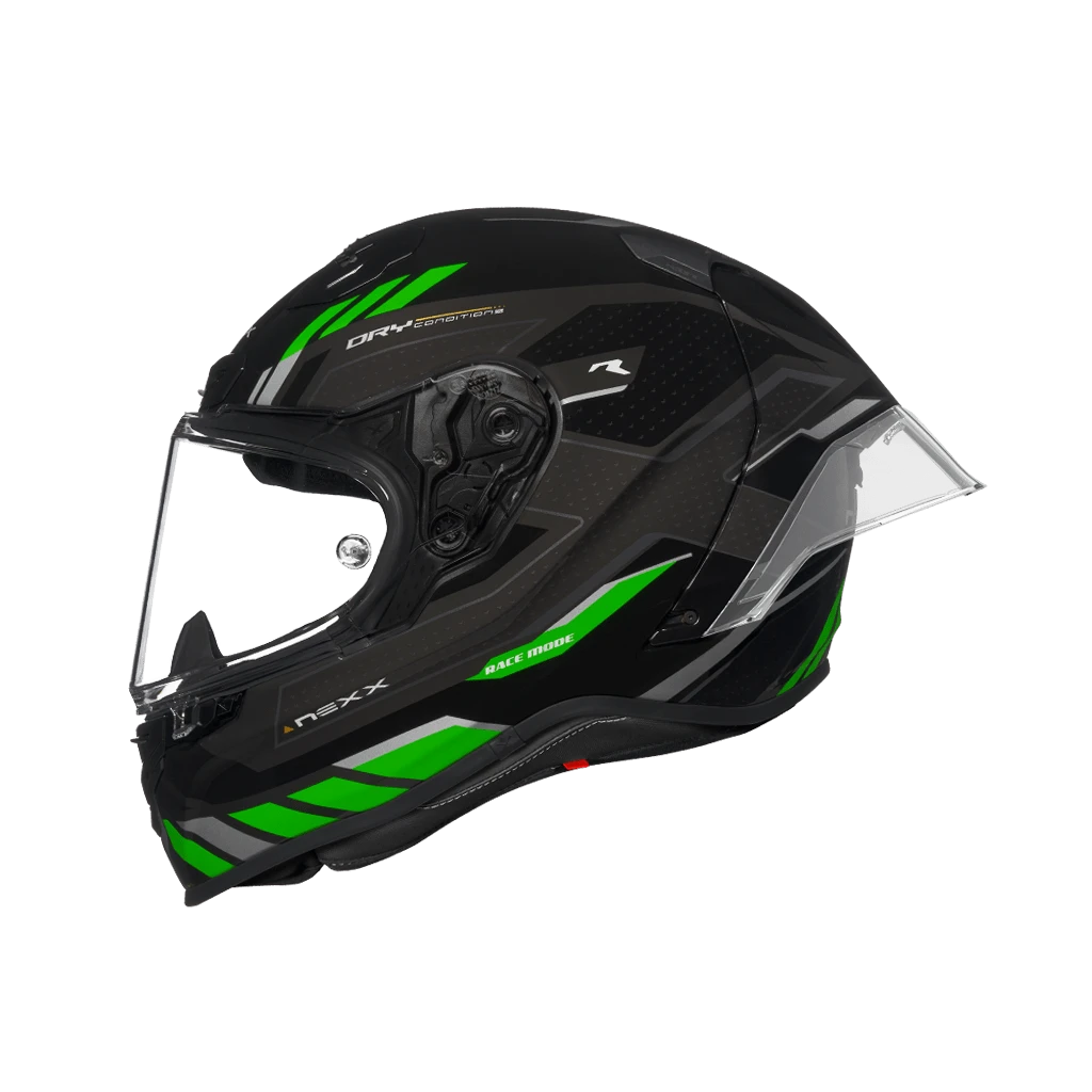 Nexx X.R3R Precision Zwart Groen Integraalhelm 1 Nexx X.R3R Precision Zwart Groen Integraalhelm