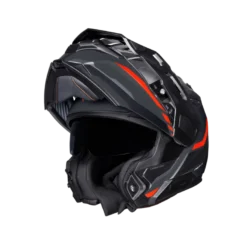 Nexx X.Vilijord Continental Grijs Rood Matt Systeemhelm