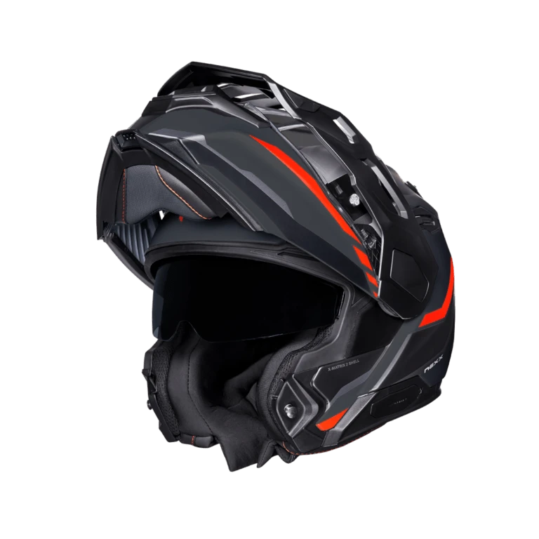 Nexx X.Vilijord Continental Grijs Rood Matt Systeemhelm 1 Nexx X.Vilijord Continental Grijs Rood Matt Systeemhelm