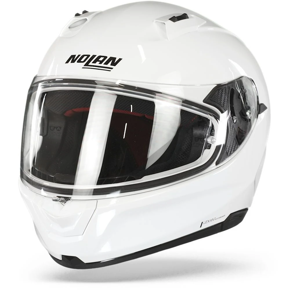 Nolan N60-6 Classic 5 Metal Wit Integraalhelm 2 Nolan N60-6 Classic 5 Metal Wit Integraalhelm - Afbeelding 2