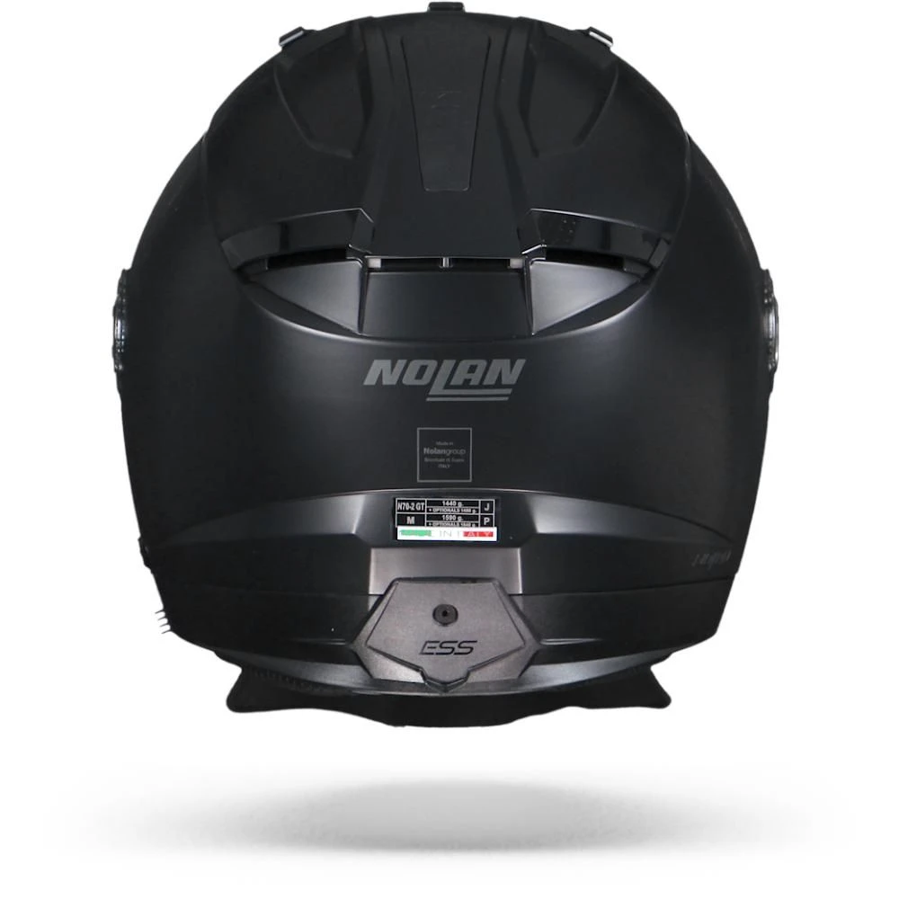 Nolan N70-2 GT Classic 10 Flat Zwart Multihelm 2 Nolan N70-2 GT Classic 10 Flat Zwart Multihelm - Afbeelding 2