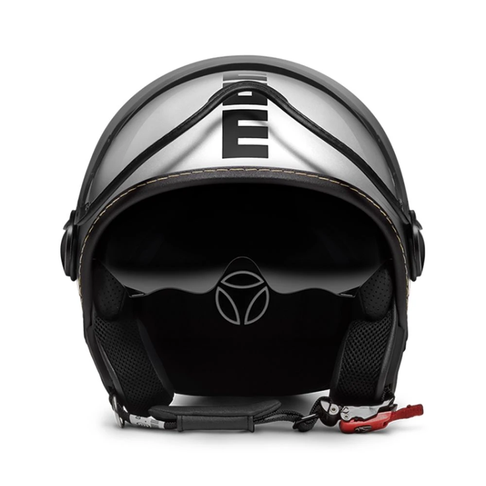 Momodesign Fgtr Evo Momo E2205 Wit Quarz Zwart Jethelm 3 Momodesign Fgtr Evo Momo E2205 Wit Quarz Zwart Jethelm - Afbeelding 3