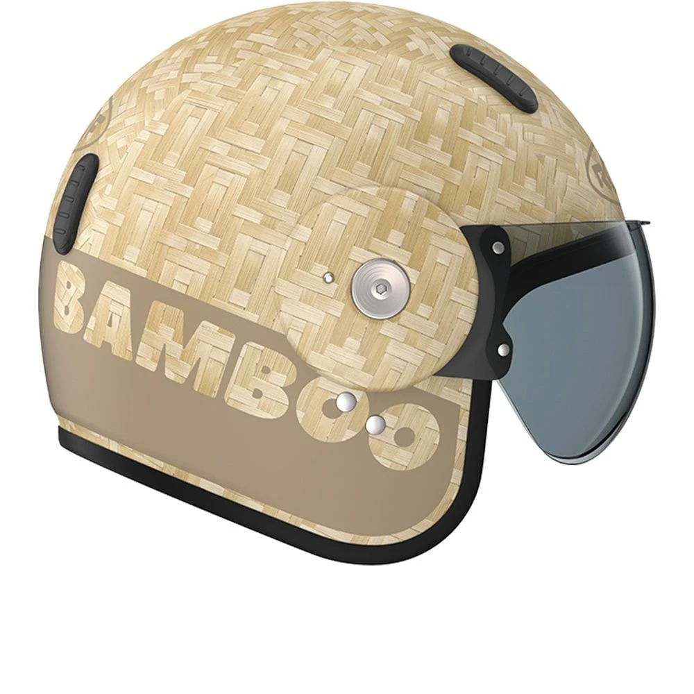 ROOF Bamboo Pure Mat Sand Jet Helm 3 ROOF Bamboo Pure Mat Sand Jet Helm - Afbeelding 3